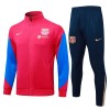 Barcelone Ensemble Vestes d'Entraînement 2024-25 Rouge Pour Homme